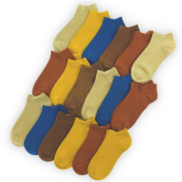 Set 6 perechi șosete colorate pentru femei