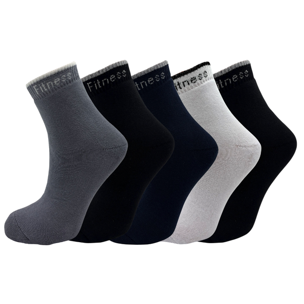 Set 5 perechi șosete flaușate complet pentru femei